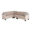 Light Beige Linen Cloth Modern Contemporary